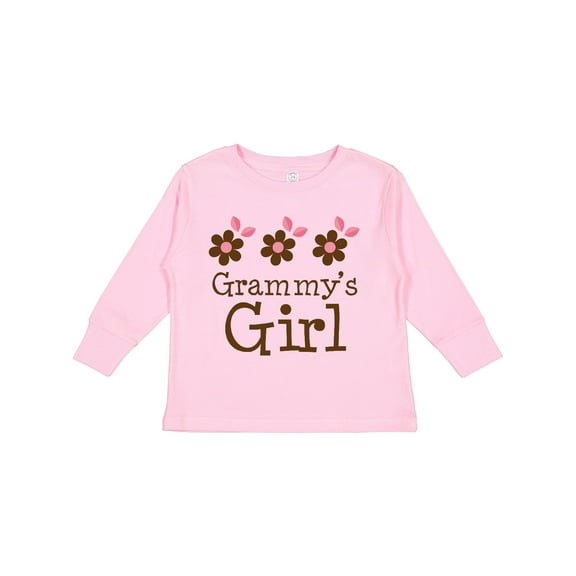 Inktastic Grammy's Girl Daisies Girls Long Sleeve Toddler T-Shirt