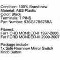 thumbnail image 5 of Side Mirror Control Switch for Ford Courier Fiesta Focus Fusion Mondeo U1, 5 of 5