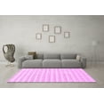 thumbnail image 3 of Ahgly Company Indoor Rectangle Solid Pink Modern Area Rugs, 7' x 9', 3 of 4