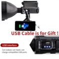 thumbnail image 2 of Linterna recargable con 4 modos de luz LED superbrillante, IPX5, resistente al agua, para trabajo, senderismo, camping y caza, 2 of 9