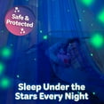 thumbnail image 6 of Bollepo Bed Canopy for Girls with Glowing Stars - Rainbow | Princess Room Decor for Single, Twin, Full, Queen Size Kids Bed, 6 of 9