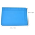 thumbnail image 4 of Work Mat, Portable Practical Silicone Pad, Durable High Density Silica Gel For Soldering Work Repair Work Mobile Phones Computers TE-508, 4 of 8
