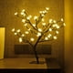 thumbnail image 1 of Árbol bonsái de flor de cerezo, 48 luces LED, base de metal, luces blancas cálidas, ideal como luces nocturnas, idea de regalo para el hogar Sailing Electrónica, 1 of 5