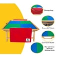 thumbnail image 2 of Large Foldable Building Block Table for Kids – Durable Faux-Wood Plastic, Includes Storage, Portable Play Desk, 2 of 6