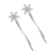 thumbnail image 1 of Pendientes de plata Minnieouse con copos de nieve para mujer, 1 of 6