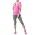 thumbnail image 6 of Athletic Works Women's Core Active Short Sleeve V-Neck T-Shirt, 3-Pack, 6 of 15