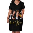 thumbnail image 3 of Roland Kaiser - Festival Roland Kaiser - Merchandising de Roland Kaiser - Vestido holgado con bolsillos, vestidos de fiesta para mujer, vestidos para eventos especiales, 3 of 7