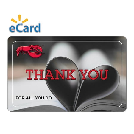 Red Lobster $15 Thank You Gift Card (Email Delivery)