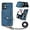 Blue, variant on Phone Case for Samsung Galaxy A32 4G 6.4 inch Zipper Wallet Cover with Credit Card Holder Slot Shoulder Crossbody Strap Long Lanyard Leather Cell A 32 32A S32 G4 SM-A325M/DS Women Girls Blue