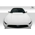 thumbnail image 2 of 2015-2017 Ford Mustang Duraflex Cowl Hood - 1 Piece, 2 of 8