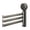 Black, variant on Swivel Towel Rack 3 Arm Suction Cup Towel Holder, Thicken Aluminum Swing Out Towel Bar, Rustproof Space Saving Hanger for Bathroom Kitchen
