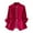 Red, variant on Blazers for Women Ladies Solid Color Lapel Button Elegant Suit Jacket My Items in Cart
