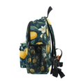 thumbnail image 4 of FORMRS School Backpack with Front Zippered Pocket 12" Student Travel Daypack, Blue Floral Lemons, 4 of 6