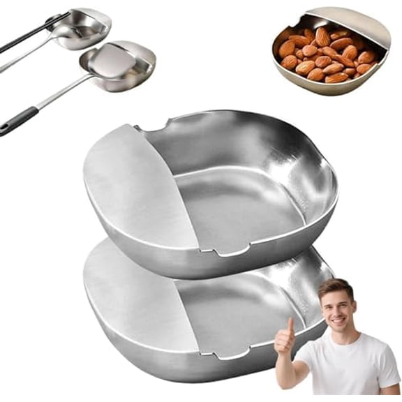 Stainless Steel Spoon Rest, Heat Resistant, Dishwasher Safe, Large Ladle Holder for Stove Top