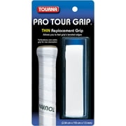 PRO Tour Grip Thin Replacement Tennis Grip 1.5mm - White
