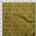 thumbnail image 3 of oneOone Cotton Silk Brown Fabric Batik Craft Projects Decor Fabric Printed By The Yard 42 Inch Wide - SS, 3 of 4