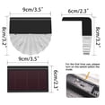 thumbnail image 3 of Lámpara de pared para exteriores Solar Staircase Light | LED alimentado por energía solar | Cambio de color blanco cálido o RGB | Encendido/apagado automático fotosensible | IP65 a prueba de agua, 3 of 8