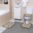 thumbnail image 5 of RMDQTR Shower Curtain and Rug Sets 4pcs Bathroom Sets Includes 12 Free Hooks 66" x 72" Blush Tulip Meadow, 5 of 7