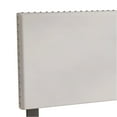 thumbnail image 3 of Castle Place Upholstered Nailhead Trim Velvet Headboard, Beige, Full, 3 of 7