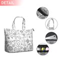 thumbnail image 2 of Doodle Sports Icons Pattern Travel Tote Bags for Women Carry On,Large Weekender Bags for Women Travel,Multi Functional Duffle Bag for Work,Shopping,Sports, 2 of 5