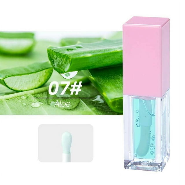 Pureness Fruit Lip Oil - 2g Transparent Lip Moisturizer with Natural Fruit Aroma, Highly Moisturizing Formula for Soft, Smooth Lips, Lightweight Non-Greasy Texture