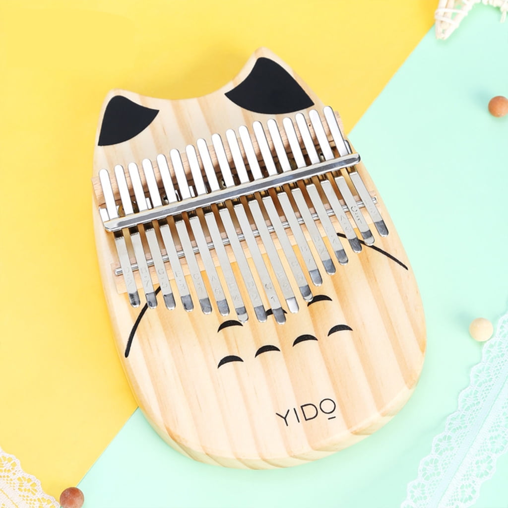 17 Keys Wood Kalimba Mini Finger Piano Music Gifts for Kids Adults Beginners