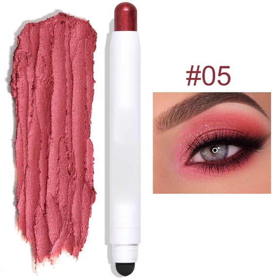 MEAKKAO 12-color Eye Shadows Stick Non-smudges Nudes Makeup Eye Shadows