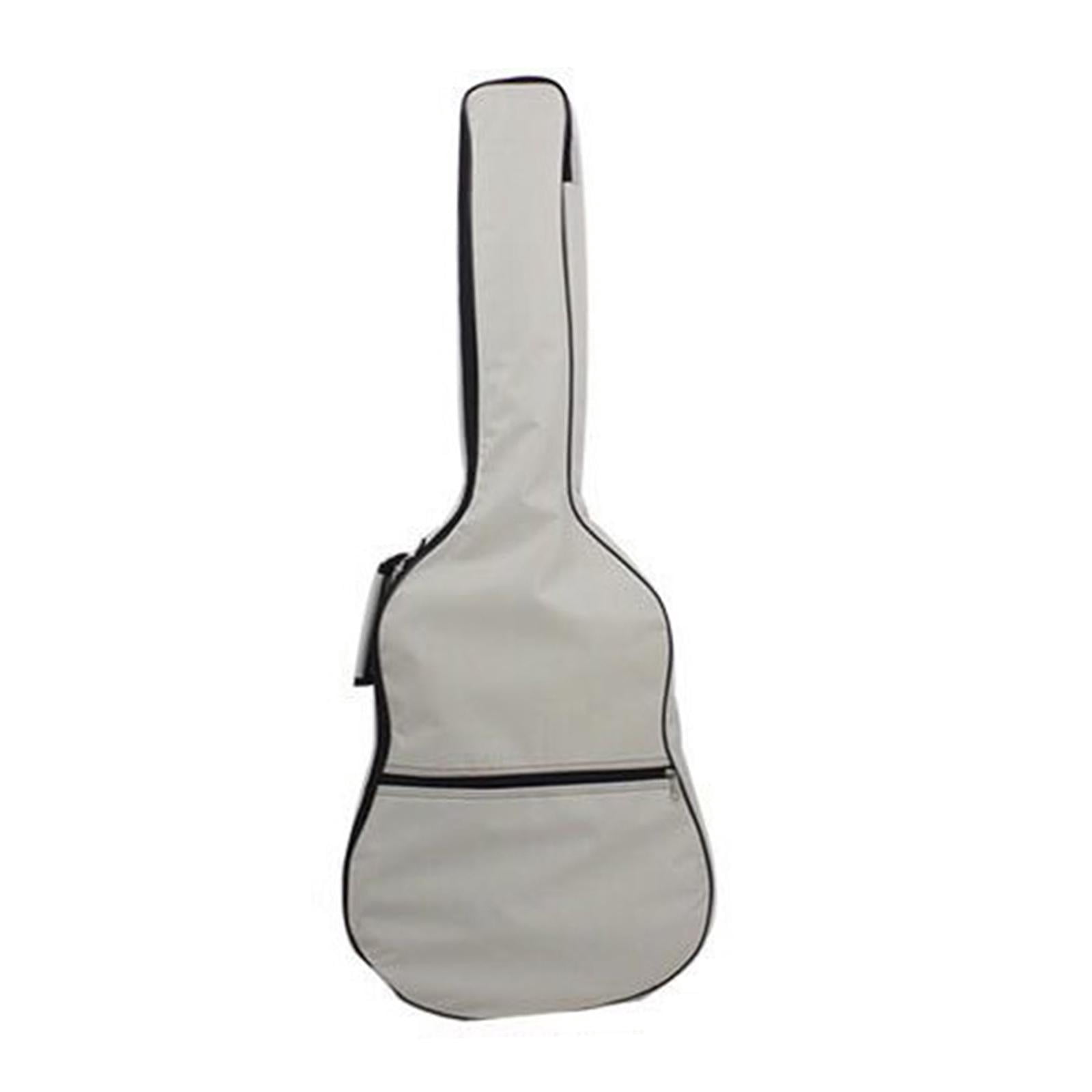 STARTIST Guitar Gig Bag, Large Zipper Front Pocket, Thicken Material, Traveling Guitar Storage Box, 41 inch Acoustic Guitar Carrying Case gray