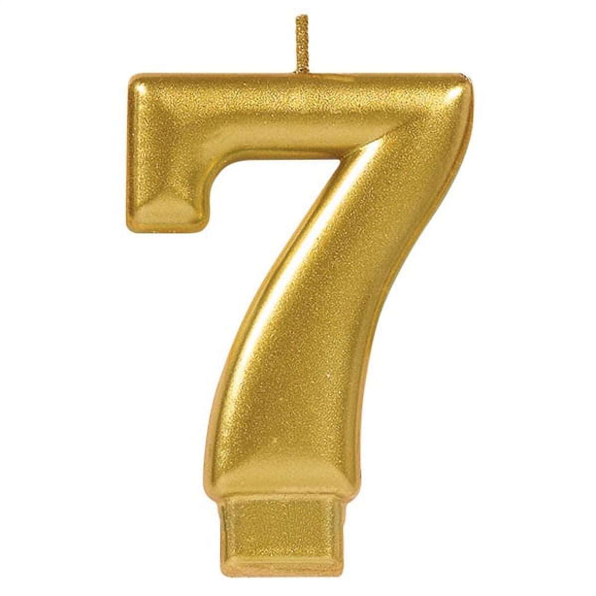 CANDLE #7 GOLD