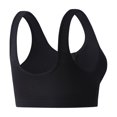 thumbnail image 5 of Women's Zip Front Sports Bra Wireless Post-Surgery Bra Padded Active Yoga Sports Bras Girl Sleep Bra Plus Size Wide Straps Gym Bra S-4XL, 5 of 7