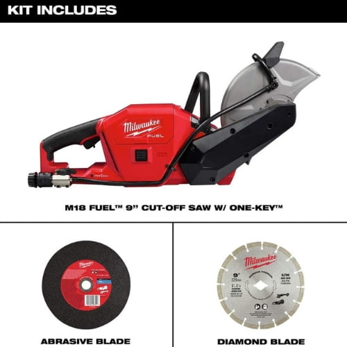 Milwaukee M18 18V Fuel 9" Cut-Off Saw with ONE-KEY Cordless Lithium-Ion 2786-20