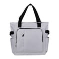 thumbnail image 2 of Bolso de mano Yuyangstore con bolsillo trasero cremallera trabajo computadora portátil viaje Gris claro, 2 of 8