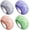 Purple-Green-Orange-Silver, variant on Shower Cap,Shower Caps for Women Long Hair,Silky Satin Hair Bonnet Bathing Cap, for Hair Length,4 Colors