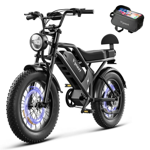 1500W  Stylish Electric Bike Bicycle Motorcycle 48V 20" Fat Tire E-Bike Dirt Bike
