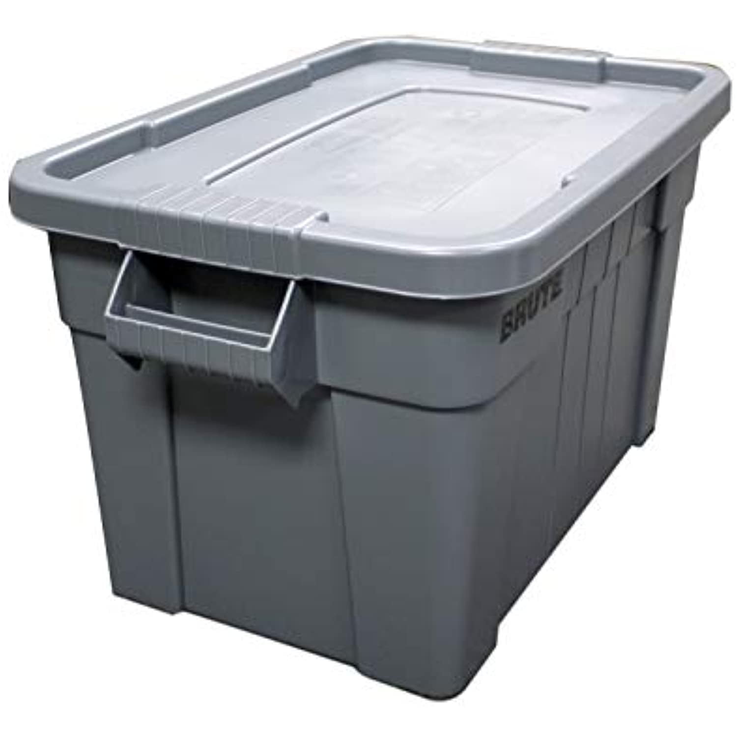 Rubbermaid Commercial Products BRUTE Tote Storage Container with Lid,  20-Gallon, White, 27.75″ x 17.5″ x 15.25″ – Find Organizers That Fit