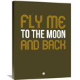thumbnail image 2 of Naxart Studio  'Fly Me to the Moon and Back' Stretched Canvas Wall Art 32 x 24, 2 of 4