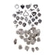 thumbnail image 1 of 55 Unidades Fabricación De Joyas De Plata Tibetana De Metal Búho Colgantes Del Corazón Del Amor DIY Para Collar Gargantilla Fabricación De Joyas, Bolso De Ropa Hecha Macarena Colgantes de búho, 1 of 8