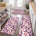 thumbnail image 2 of Pioneer Flower Floral Print Pattern Kitchen Rugs Sets Of 3,Kitchen Runner Rugs Non Skid Washable,Decorative Kitchen Floor Mats for Kitchen,Sink,Laundry,17"x30"+ 17"x47" + 17"x59", 2 of 6