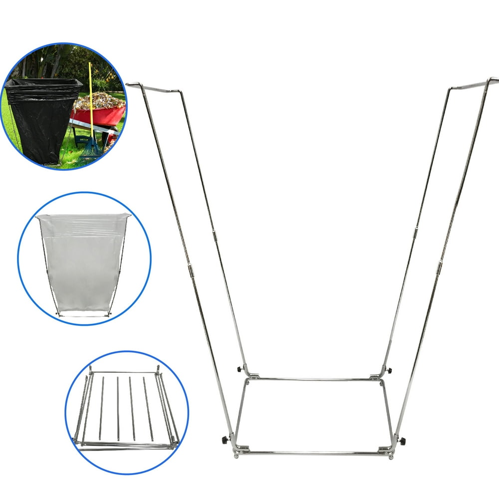 EasyGo Trash Bag Holder Leaf Bag Stand MultiUse Garbage Bag Holder Frame Holds 30 45