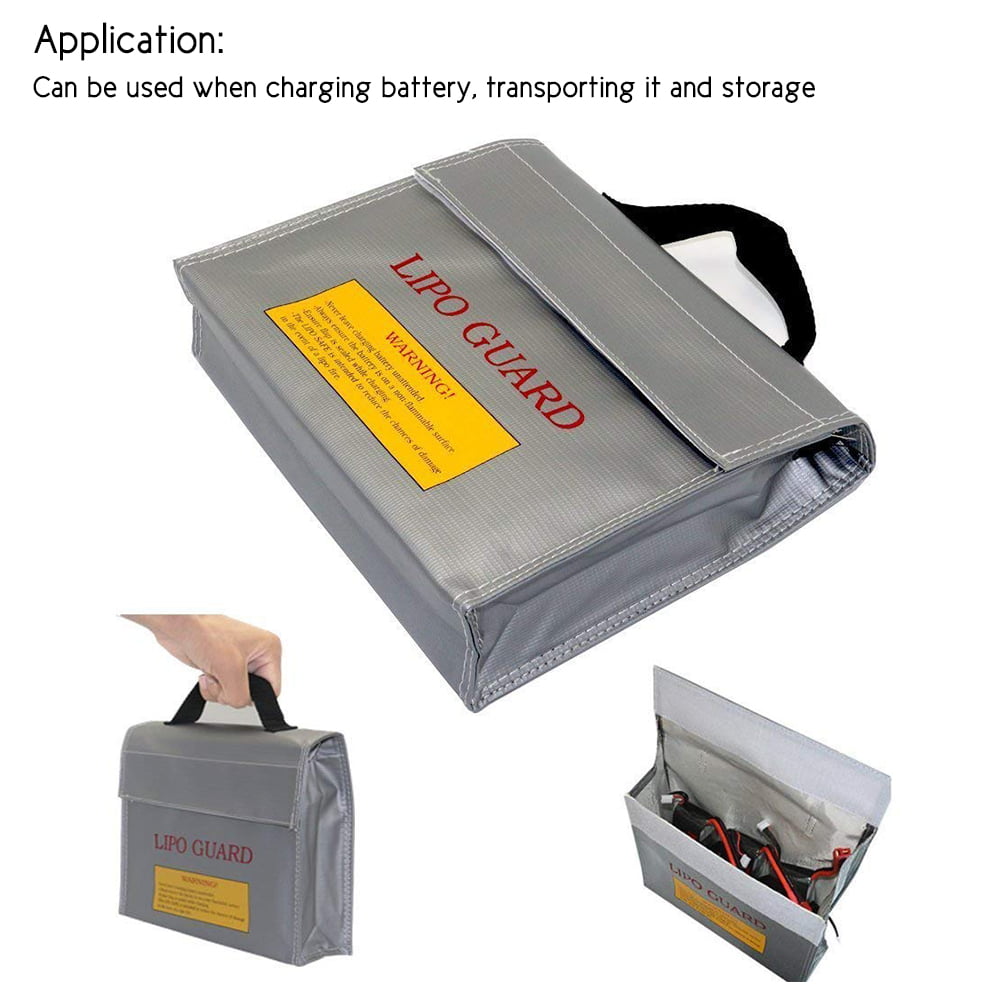 Hensych Battery Protective Case Explosion-proof Storage Bag LiPo Safety Bag for Parrot ANAFI Batteries 