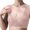 Pink, variant on Women Seamless Padded Wireless Lace Bra V-Neck Wide Vest Strap Breathable Soft Everyday Lingerie Gentle Support Sleep Bra Black 2XL