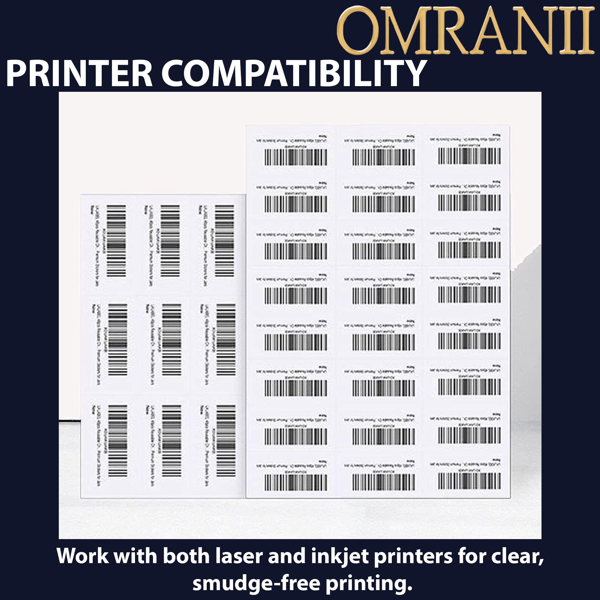 Labels 1" X 2-5/8" Shipping Address FBA Labels for Laser and Inkjet Printers 5,000 Labels