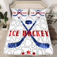 thumbnail image 2 of Castle Fairy Kids Teens Ice Hockey Bed Sheets,Abstract Geometric King Sheets, 2 of 7