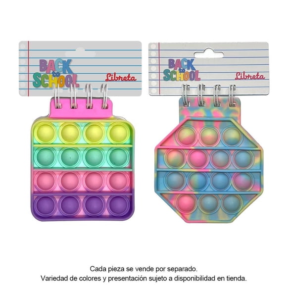 Cuaderno Prichos Pop It 50 Hojas Varios Modelos 1 Pieza