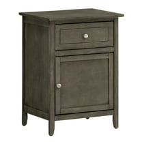 Glory Furniture Izzy Nightstand in Gray Color