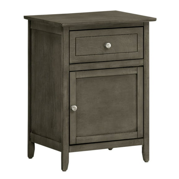 Glory Furniture Izzy Nightstand in Gray Color