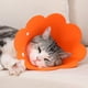 thumbnail image 3 of Collares para mascotas Collar antilamidos para gatos Collar ajustable de 22 a 28 cm Collar protector liviano Collar isabelino para gatos (naranja, M), 3 of 5