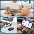 thumbnail image 2 of Wireless Office Mouse with Battery Level Visible, Ultra Slim 2.4G Rechargeable Mouse 1600 DPI for Mac/Ipad, 2 of 9