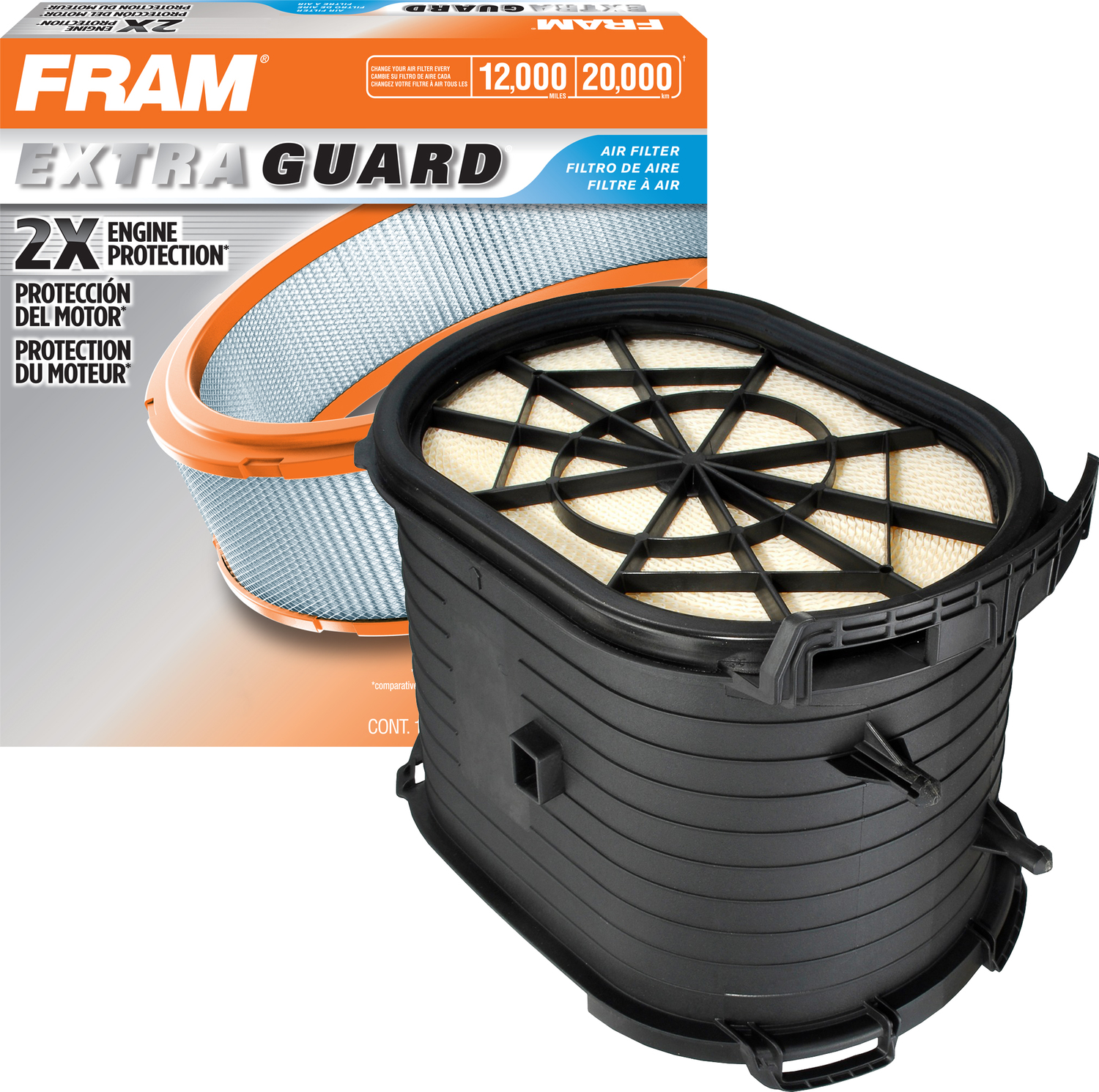 FRAM Extra Guard Air Filter, CA9516 for Select Ford Vehicles Walmart
