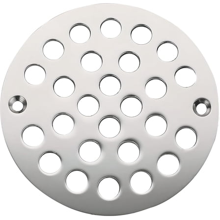 Shower Drain 4 inch Screw-in Replacement Strainer Cover Stainless Steel